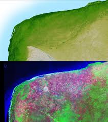 This is a radar image of the southwest portion of the buried chicxulub impact crater in the yucatan the radar image was acquired on orbit 81 of space shuttle endeavour on april 14, 1994 by the. Category Chicxulub Crater Wikimedia Commons