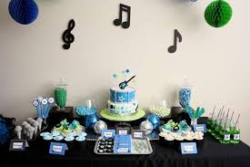 Theme 7 Year Old Boy Birthday Party Ideas Rock Star Guitar Birthday Party Ideas Photo 7 Of 17 Rockstar Birthday Party Rock And Roll Birthday Rockstar Birthday