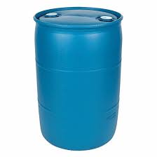Used once and thoroughly cleaned. 55 Gallon Plastic Closed Head Drum Volunteer Drum Llc