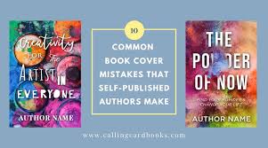 Browse and use various backgrounds and frames. 10 Common Book Cover Mistakes That Self Published Authors Make Calling Card Books