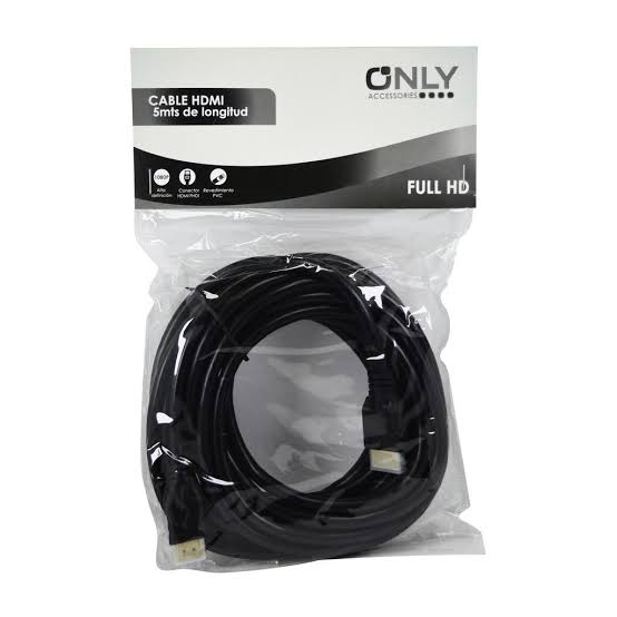 CABLE HDMI GOMA 5 METROS ONLY 1.4V 1304008