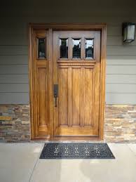 Front doors often called entry doors as well as patio doors, back doors and side doors are all types of exterior doors. 3 Light 3 Panel Craftsman Entry Door With One 1 Light 1 Panel Sidelight Beautiful Front Doors Entry Doors Front Door Design