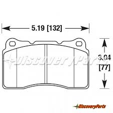 Carbotech Ct1001a Brake Pads Brembo Caliper 16mm Pads