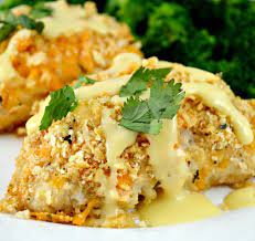 Crispy Oven Baked Ritz Cheesy Chicken Recipe Recipes Cheesy Chicken Cooking Recipes