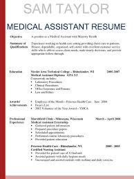 Pin On Medical Assistant Resume