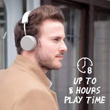 KitSound KSMEXBK Metro X Wireless Bluetooth On-Ear Headphones with Track  Controls , Microphone and Call Handling