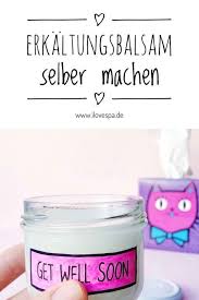 Naturkosmetik Erkaltungsbalsam Selber Machen Aus Nur 3 Zutaten Kosmetik Selber Machen Rezepte Naturkosmetik Erkaltungsbalsam