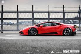 Bright Rosso Mars Lambo Huracan By Liberty Walk On Mycarid Lamborghini Huracan Super Luxury Cars Super Cars