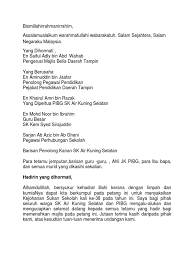 Sejumlah 984 juta ringgit diperuntukkan bagi melaksanakan. Teks Ucapan Gb Sukan Tahunan Sekolah