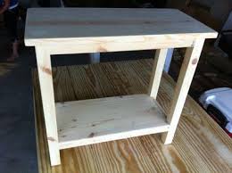 The Quaint Cottage Diy Simple End Table For Small Spaces Diy End Tables Small End Tables Wood Table Diy