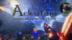 Top games with private servers. Minecraft Acleatara Gameplay Mmorpg Server Project Youtube