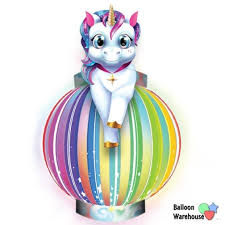 Light Up Unicorn Balloon Kit Myo Centerpiece Balloon Warehouse