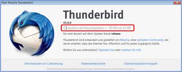Bei mozilla thunderbird ist der vorgang etwas komplizierter. Thunderbird Aktualisieren Hilfe Zu Thunderbird