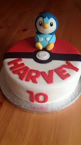 Piplup Pokemon Cake Taart Ideeen Taart Kindertaarten