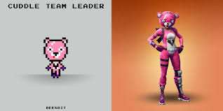Cuddle Team Leader Fortnite Pixel Abalorios Hama Hama Hama Beads