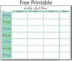 Free Printable Weekly Meal Plan Diet Meal Planner Meal Planning Calendar Meal Planner Template