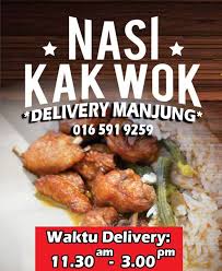 Itulah resepi nasi ala kak wok kelantan mudah ala saya semoga resipi ini boleh bermanfaat untuk anda dan selalu. Nasi Kak Wok Manjung Delivery Home Facebook