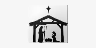 Mary Joseph And Jesus Silhouette Canvas Print Pixers Mary Joseph And Baby Jesus Silhouette Free Transparent Png Download Pngkey Silhouette sacred family with baby jesus kneel. pngkey