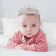 Beaupretty 2PCS Baby Girls Crystal Crown Tiara Hair Belt Headband Soft  Headwrap Princess Headpiece Children Hair Accessories for Birthday Party,  ...
