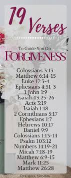 19 Verses To Guide You in Forgiveness ...