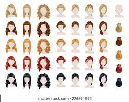 Some women tend to grow their hair a little and then wonder what they can do with it, how to style this new length. Set Female Hair Style Sprites Vector Stock Vector Royalty Free 226894993