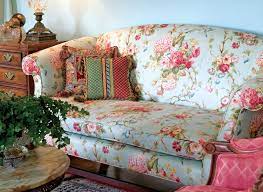 Carol house furniture features a large selection of quality living room, bedroom, dining room, home office, and entertainment furniture as well as mattresses, home decor and accessories. Classic Decor Using Roses To Embellish Southern Lady Magazine Floral Sofa Decor Furniture Upholstery