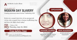 Live interview about human trafficking awareness