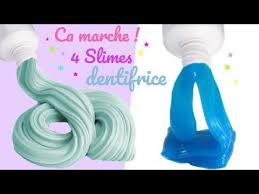 4 Recettes De Slime Sans Colle Et Sans Borax Avec Du Dentifrice Youtube