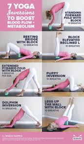 7 Gentle Yoga Inversions To Boost Your Metabolism Yoga Inversions Gentle Yoga Easy Yoga Workouts