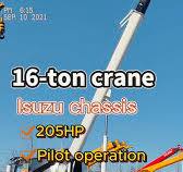 Internationally certified quality, 16-ton Isuzu truck crane ...
