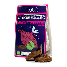 Cookies Amandes Chocolat Chataigne Sans Gluten 90g Dao