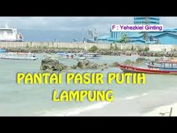 Pantai pasir putih salah satu pantai eksotis yang berada di lampung selatan. Berwisata Ke Pantai Pasir Putih Lampung Youtube