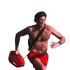 Gif abyss tv show baywatch. David Hasselhoff Running Sticker By Baywatch For Ios Android Giphy