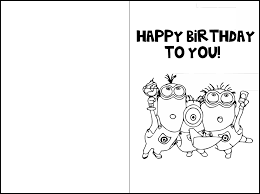 Get printable happy birthday cards online for boys & girls, even for adults free birthday card to print choose from hundreds of free.there are tons of already made designs, tools for coloring, and even inspirations for the words you can put inside. 5 Best Printable Birthday Cards To Color Printablee Com