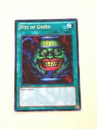 These cards are banned for a reason, they're absolutely, disgustingly overpowered. Mavin Yugioh Pot Of Greed Lcjw En061 Secret Rare 1st Edition Card Mp