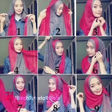 Kumpulan Gambar Tutorial Cara Memakai Hijab 1 Jilbab Tutorial Hijab Hijab Style Tutorial Hijab Tutorial Hijab Trends