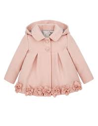 Baby Evie Pink Roses Coat Http Www Parentideal Co Uk Monsoon Baby Girls Coat Html Baby Coats Girl Cute Baby Girl Outfits Girl Outfits