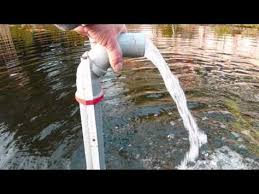 Luftheber Mammutpumpe Airlift 50 Mm Steigrohr Mit 35 Watt Luftpumpe Teichfilter Youtube Bassin Energie