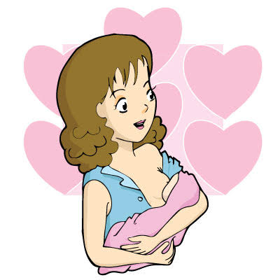 نتيجة بحث الصور عن Breastfeeding animation baby smile