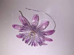 Passion Flower Jewelry Headband Resin Accessorie Woman Flower Jewelry Kanzashi Bridal Floral Hairpiece Swarovski Hai Flower Jewellery Purple Love Resin Flowers