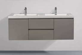 Home decorating ideas · financing available · over 7 million items Onni White 60 In Vanity In Light Grey With Acrylic Vanity Top In White With Two White Basins