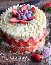 Fraisier Creme Mousseline Facile Recette Recette Fraisier Recette Gateau Fraise Gateau Fraise Facile