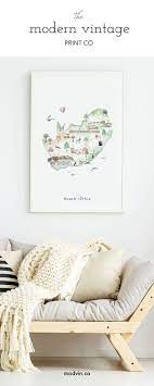 South Africa Map Art Print Illustrated Nursery Decor Country Etsy Nursery Decor Inspiration Map Art Print Nursery Decor