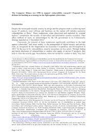A device for storing, processing and retrieving information. Pdf Transforming The Computer Misuse Act 1990 To Support Vulnerability Research Proposal For A Defence For Hacking As A Strategy In The Fight Against Cybercrime