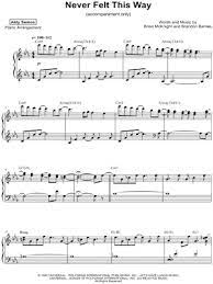 Aldy Santos Never Felt This Way Accompaniment Only Sheet Music Piano Solo In C Minor Download Print Sku Mn0172953