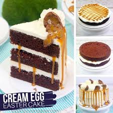 In a medium bowl mix chocolate instant pudding with 2 and 3/4 cups cold milk. Chocolate Caramel Egg Cake Sugar Spice And Glitter