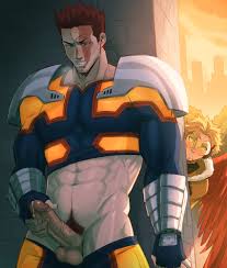 Rule 34 - 2boys Balls Bara Boner Caught Masturbating Dilf Endeavor (my Hero  Academia) Enji Todoroki Erection Facial Hair Gay Hawks (my Hero Academia)  Keigo Takami Male Male Only Masturbation Muscles Muscular