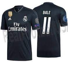 Adidas real madrid 100 anos aniversary retro soccer jersey size l climacool. Adidas Gareth Bale Real Madrid Uefa Champions League Away Jersey 2018 Realfootballusa Net