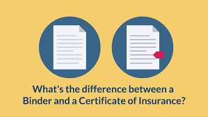 Who needs a homeowners insurance binder? What S The Difference Between A Binder And A Certificate Of Insurance Lmc Insurance Risk Management