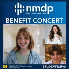 Student News — Congratulations to #UmichBTA student Reese Leif for  producing a benefit concert for the National Marrow Donor Program at  Kerrytown Concert House tonight. Congratulations as well to #UmichActing  students Alexi